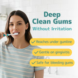 NIMBUS Cepillos de dientes extra suaves (cabeza regular), diseño pe...