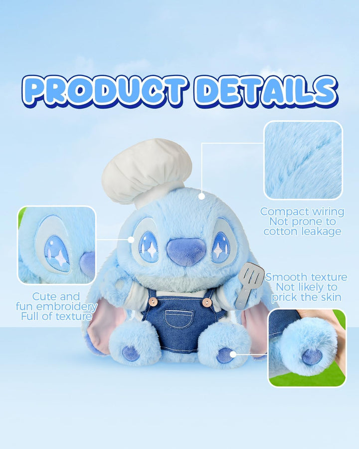 Disney Lilo and Stitch - Colección de la serie de comida de peluche...