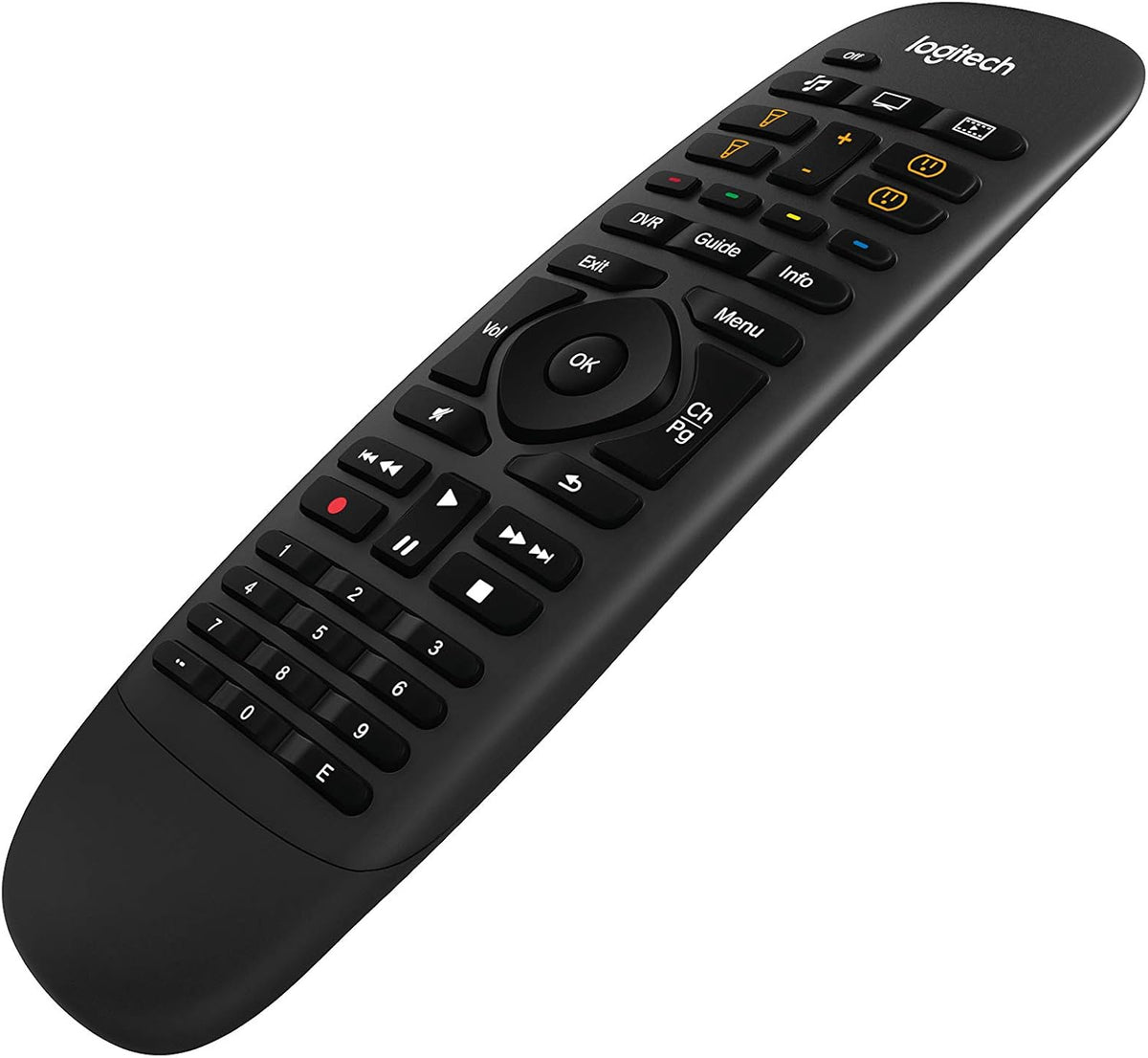 Logitech Harmony, control inteligente con teléfono inteligente Nuevo Negro