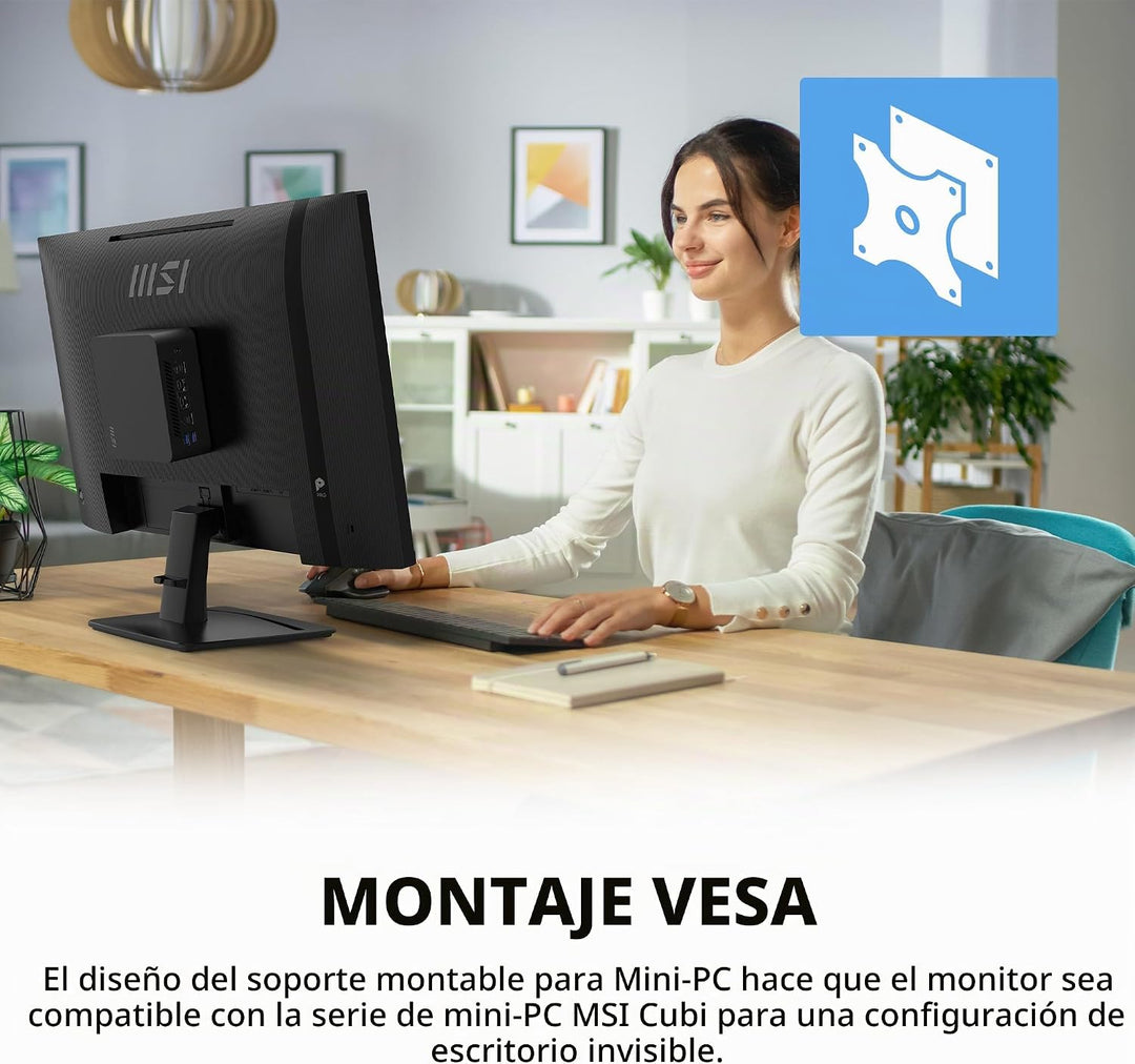 msi PRO MP251 E14L - Monitor de oficina para computadora IPS 1920 x...