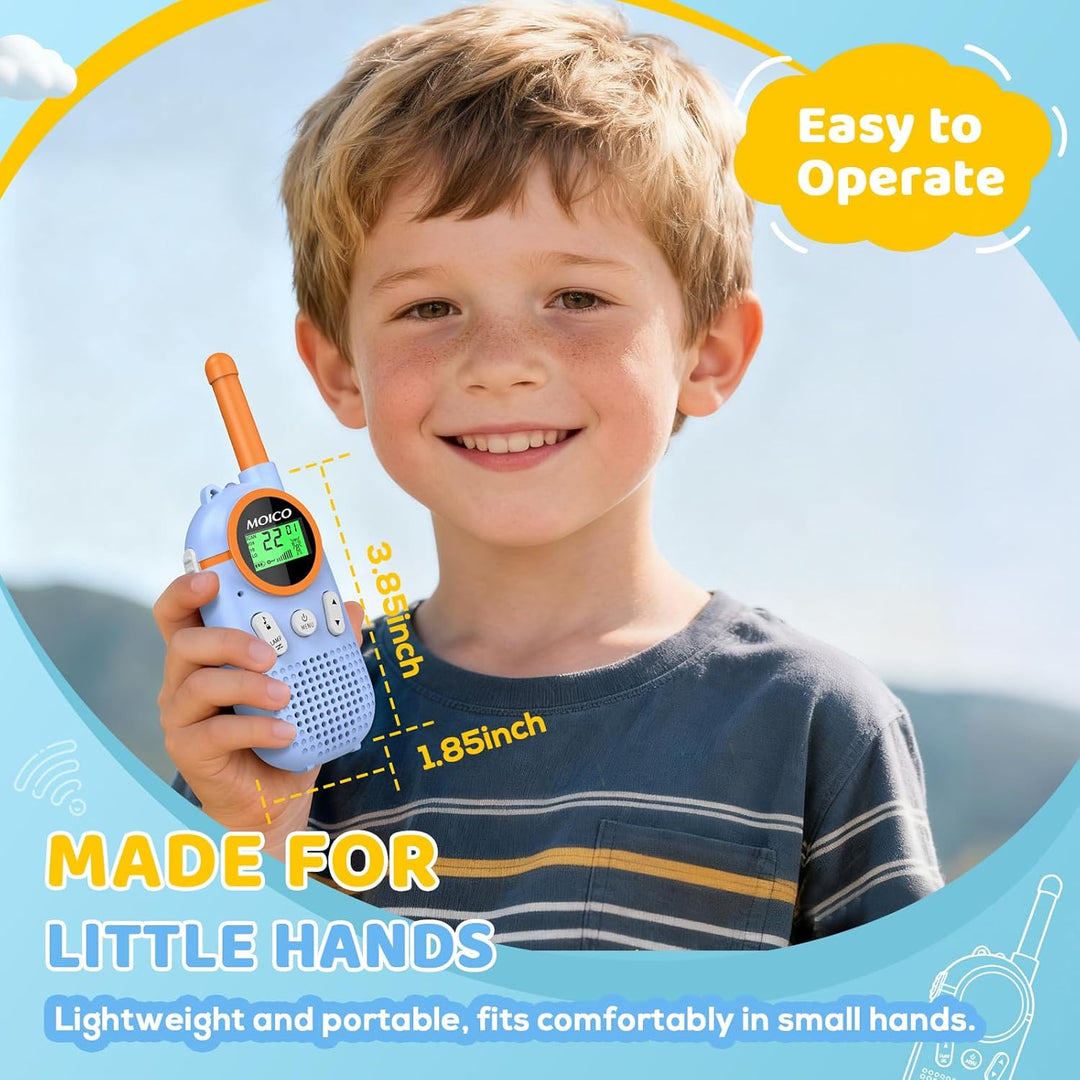 MOICO Juguetes para niños y niñas de 3 a 12 años, Walkie Talkies re...