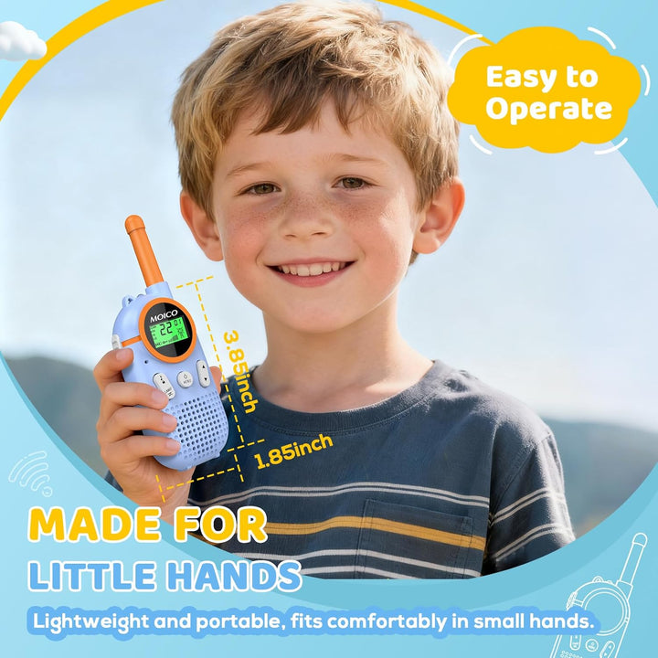 MOICO Juguetes para niños y niñas de 3 a 12 años, Walkie Talkies re...