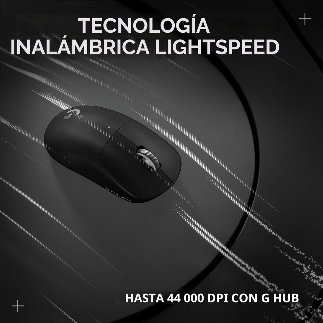 Logitech G PRO X Superlight 2 Ratón inalámbrico para juegos, 60g Pr...