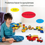 Klobroz Juego de bloques de construcción para niños pequeños de 3 a 5 años