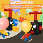 Juego de juguete de coche lanzador de globos, auto alimentado por globo para niños de 3 años, suministros de fiesta, mirlo