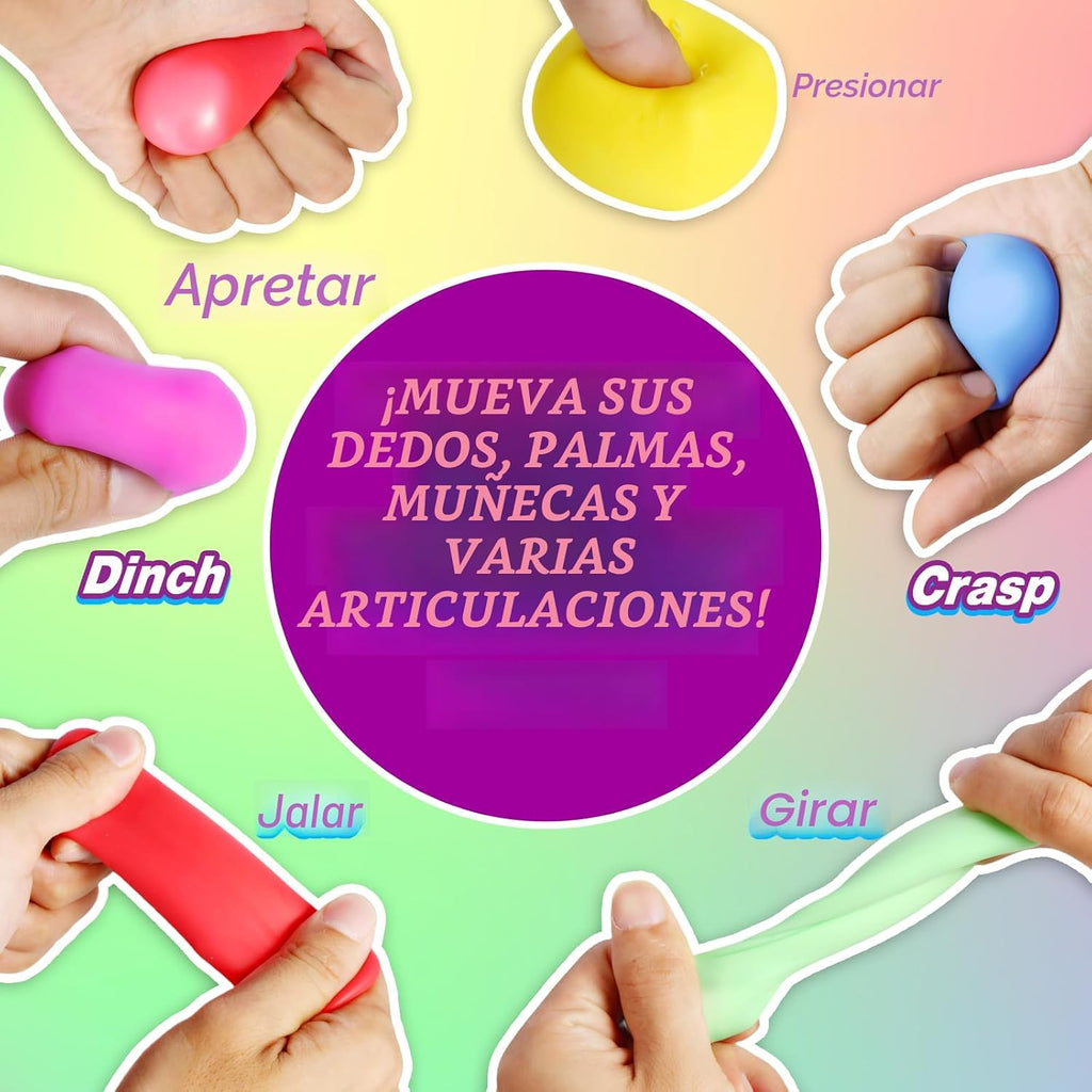 40 paquetes de juguetes para la ansiedad de cubo de estrés de elevación lenta, juguetes sensoriales de bolas blandas para niños y adultos, juguetes de ansiedad de forma cuadrada para el aula