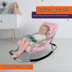 Special Supplies Mecedora sensorial para niños, cómoda mecedora para niños, silla de suelo versátil con tela suave y estabilidad para sala de juegos, dormitorio o guardería (a partir de 3 años) (rosa)