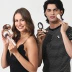 Set de brochas de maquillaje profesional 32 piezas de pelo de cabra