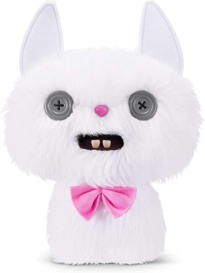 Fuggler Alley Cats juguete de peluche de 9 pulgadas (Cheezee) blanc...