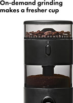 OXO Brew - Molinillo de café cónico compacto