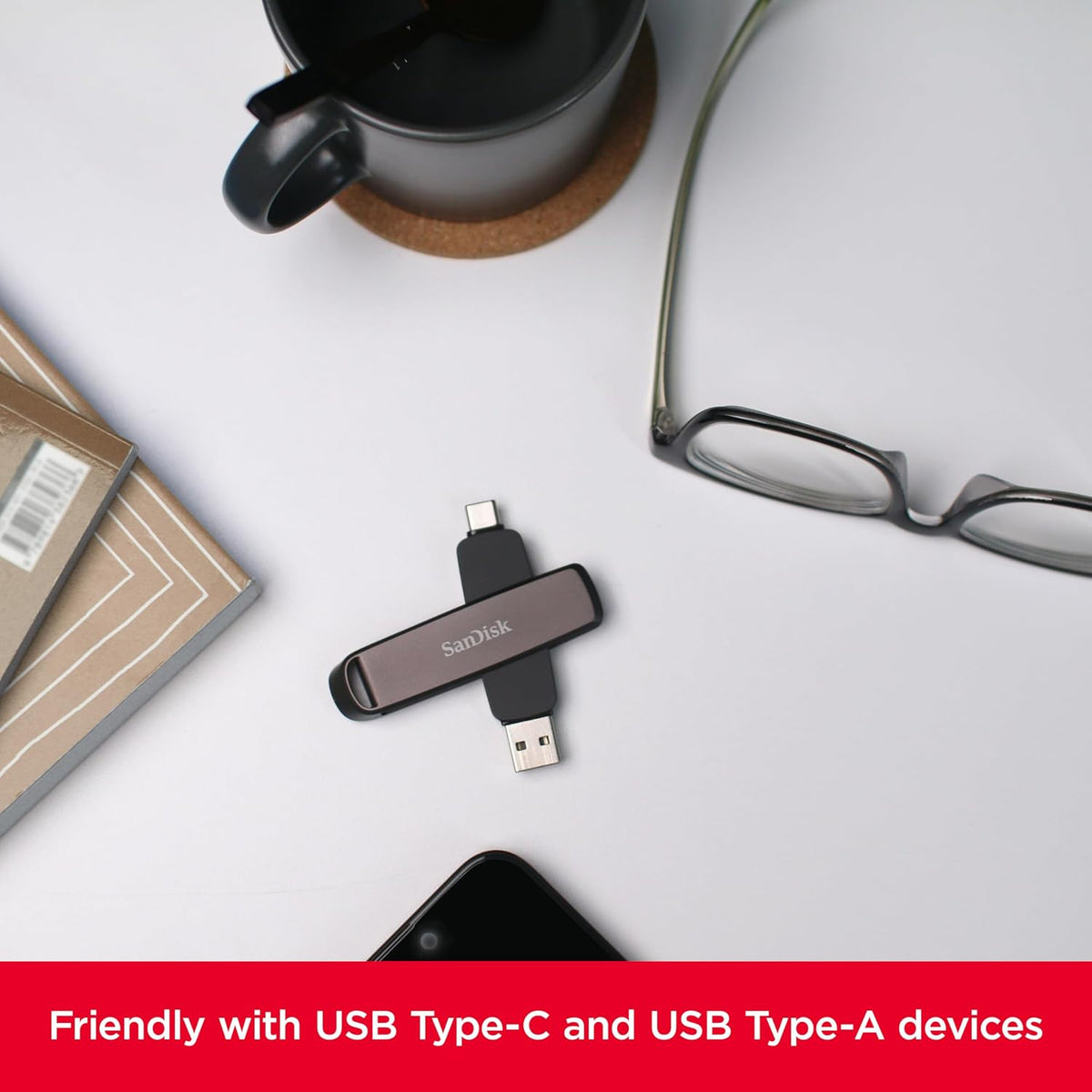 SANDISK Unidad dual Extreme PRO de 1 TB - Hasta 1,000 MB\/s, USB ti...
