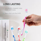 Paquete de 4 cepillos de dientes para adultos, Azul