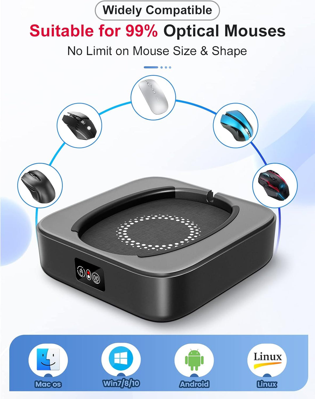 Meatanty Mouse Jiggler con adaptador, dispositivo de movimiento de...