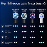 Oral-B Ultimate Clean - Juego de cepillos genuinos negros de repues...
