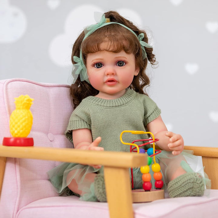KAWAYII Muñecas de bebé renacidas de 22 pulgadas para niños pequeño...