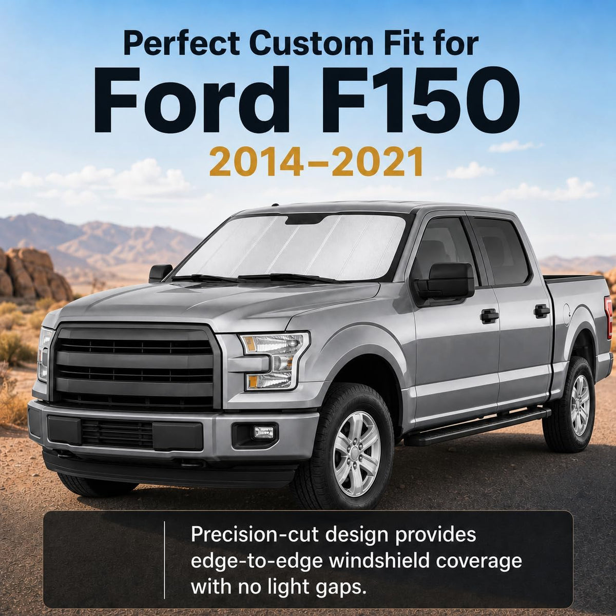 Astox Parasol para parabrisas para Ford F150 2014-2021