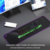 Redragon Teclado inalámbrico K526 PRO RGB para juegos, 104 teclas d...