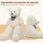 MaoGoLan Oso de Peluche Gigante Jumbo de Tamaño Real de 55 Pulgadas, Animales de Peluche Grandes Chucky, Regalo de Oso Grande para Niñas, Adolescentes, Niños, Niñas, Novia, Novio, Esposa, GF