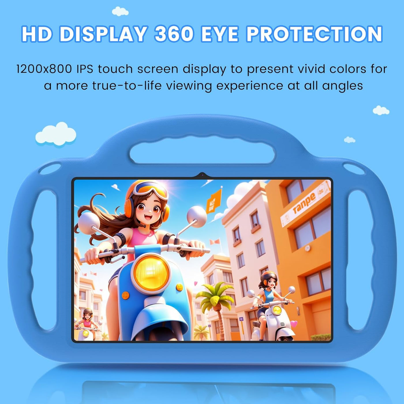 Tablet para niños Henadigi, tablet Android 15, 12 GB RAM 64 GB ROM...