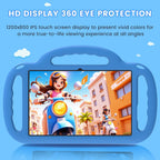 Tablet para niños Henadigi, tablet Android 15, 12 GB RAM 64 GB ROM 1 TB de expansión, Azul
