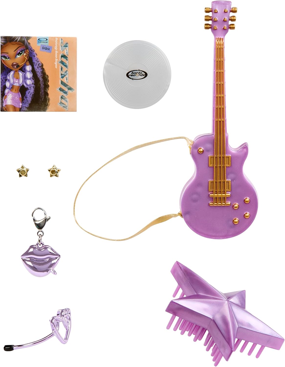 Bratz Muñeca Pop Starz Sasha Fashion con accesorios y