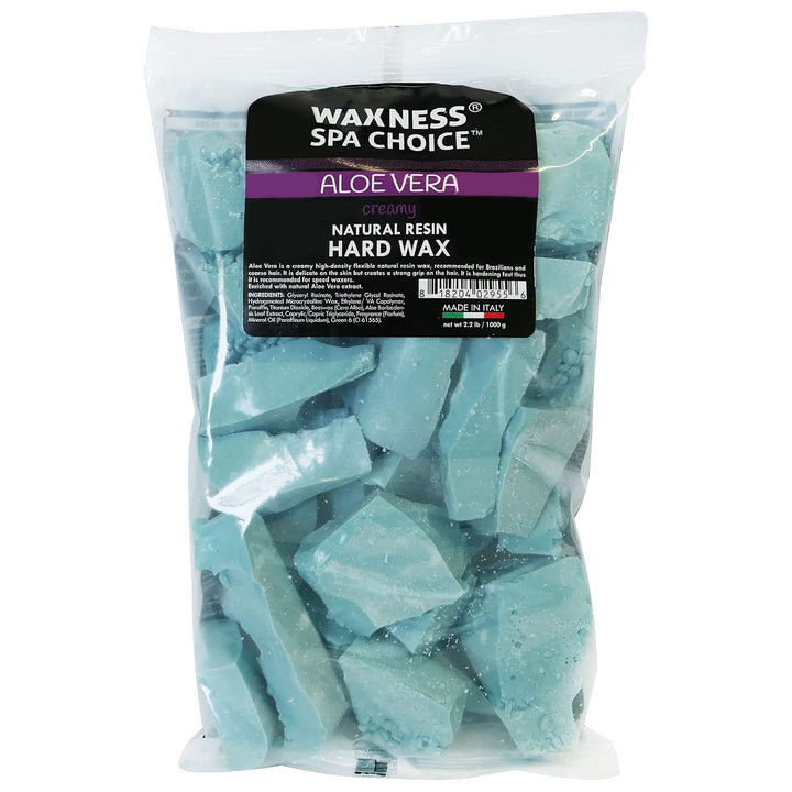 Waxness Spa Choice - Perlas de cera dura de aloe vera, 2.2 libras