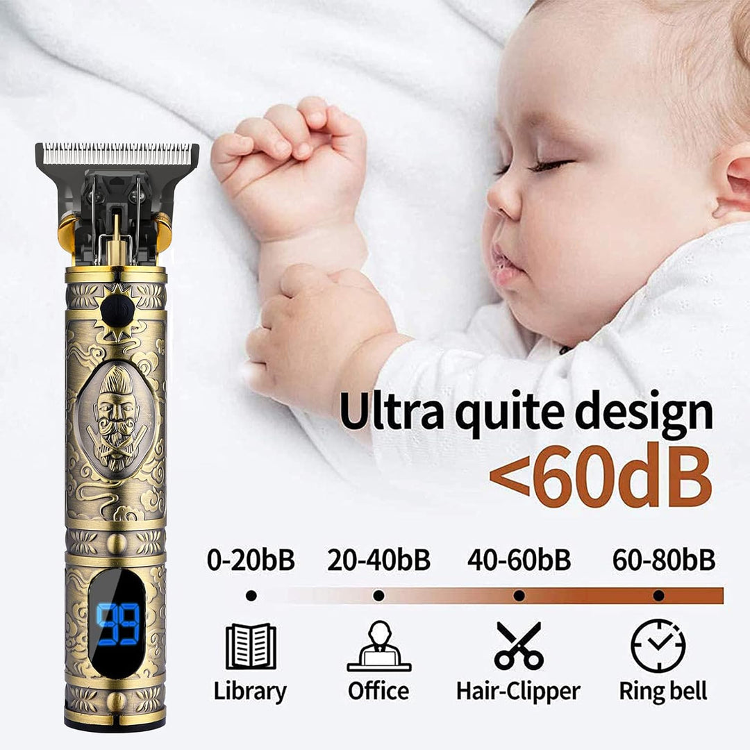 AMULISS Cortadora de pelo profesional para hombre, sin huecos, inal...
