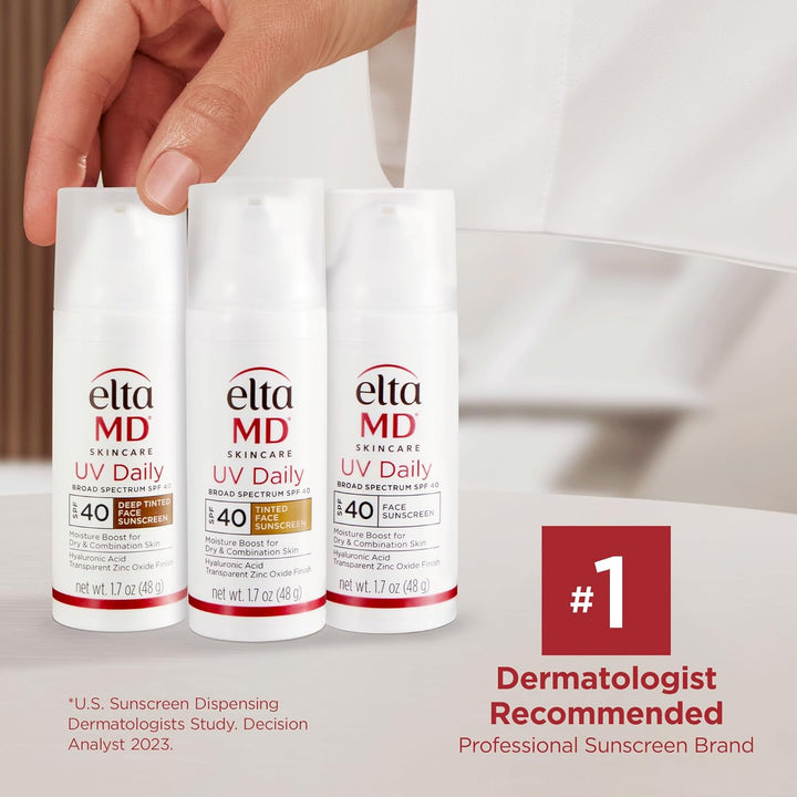 EltaMD - Hidratante facial con protector solar UV diario con óxido...