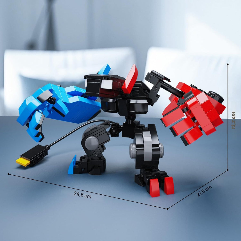 DRZYJ Juego de bloques de construcción, kit de construcción de robot mecánico con controlador de juego clásico, suministros de decoración de fiesta de cumpleaños, regalos para niños y adultos (418