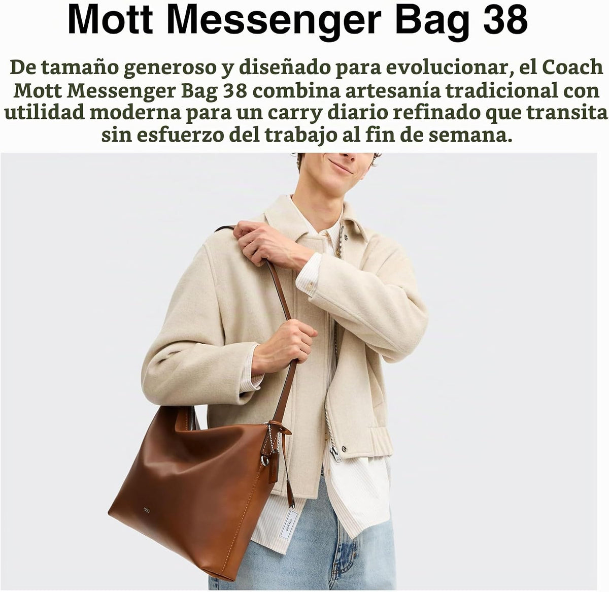 Coach Mott Messenger 38 para hombre