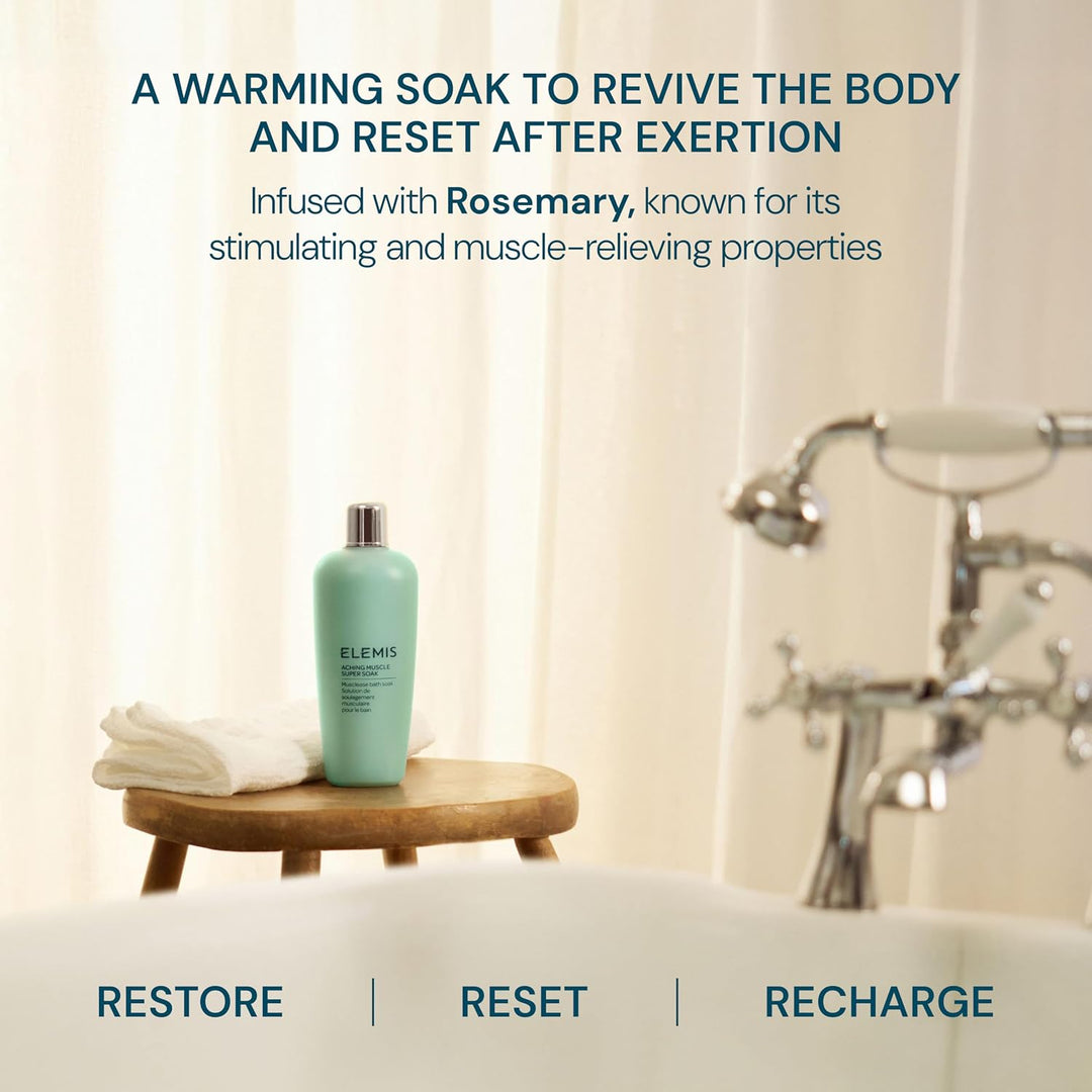 ELEMIS Músculo doloroso Super Soak 13.5 fl oz, leche de baño natura...