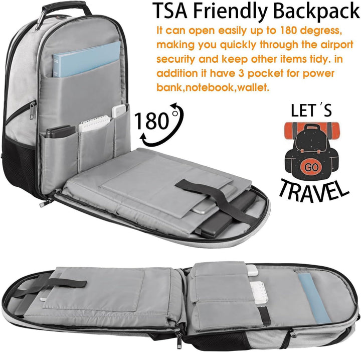LTINVECK - Mochila para laptop de viaje, mochila extra grande para...