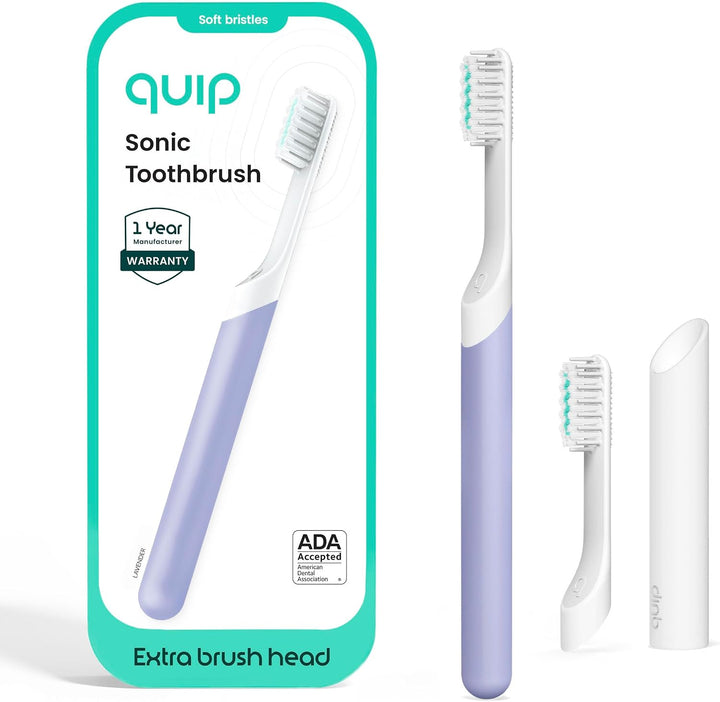 Quip Cepillo de dientes eléctrico Sonic para adultos con temporizad...