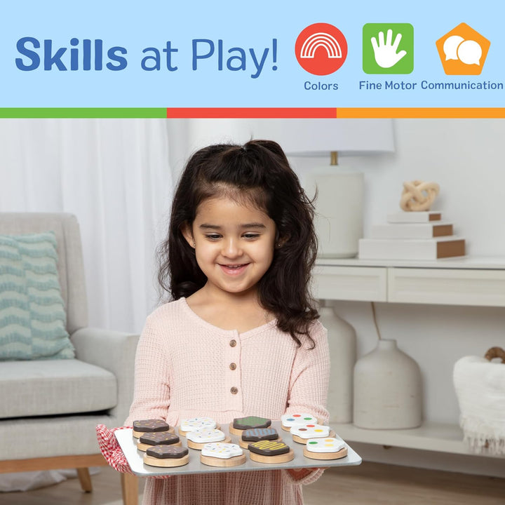 Melissa Doug set para cortar y hornear galletas Anaranjado