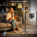 Content Creator Essentials Kit de vlogging para iPhone, trípode y micrófono