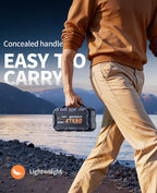 TREKURE Arrancador de batería de coche 8000A 26800mAh, arrancador de coche portátil para todos los motores de gasolina y diésel de 12L, banco de energía y puente de batería, batería portátil de coche