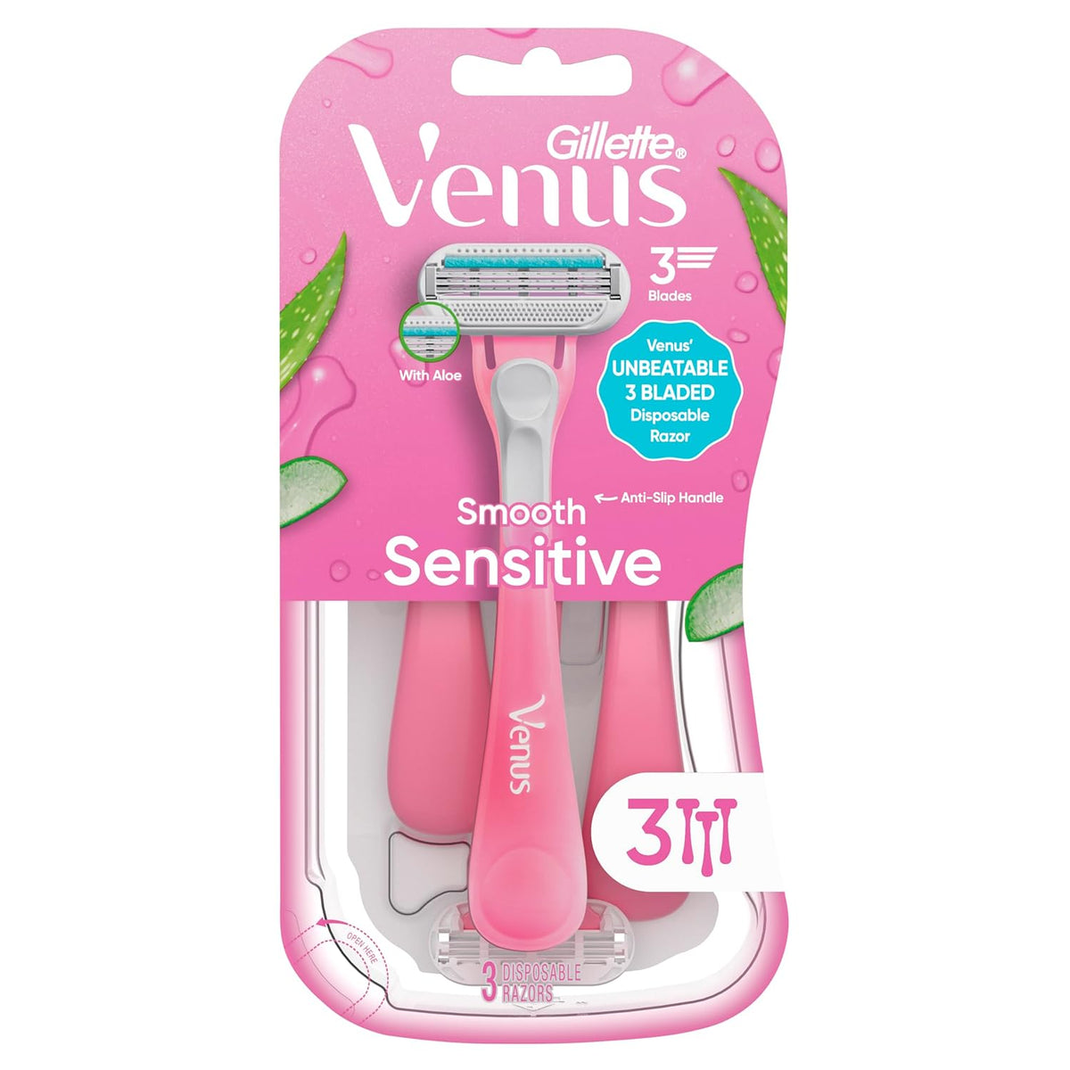 Gillette Venus Sensitive - Maquinillas de afeitar