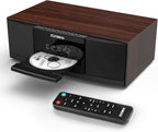 Sistema estéreo para el hogar Bluetooth con reproductor de CD