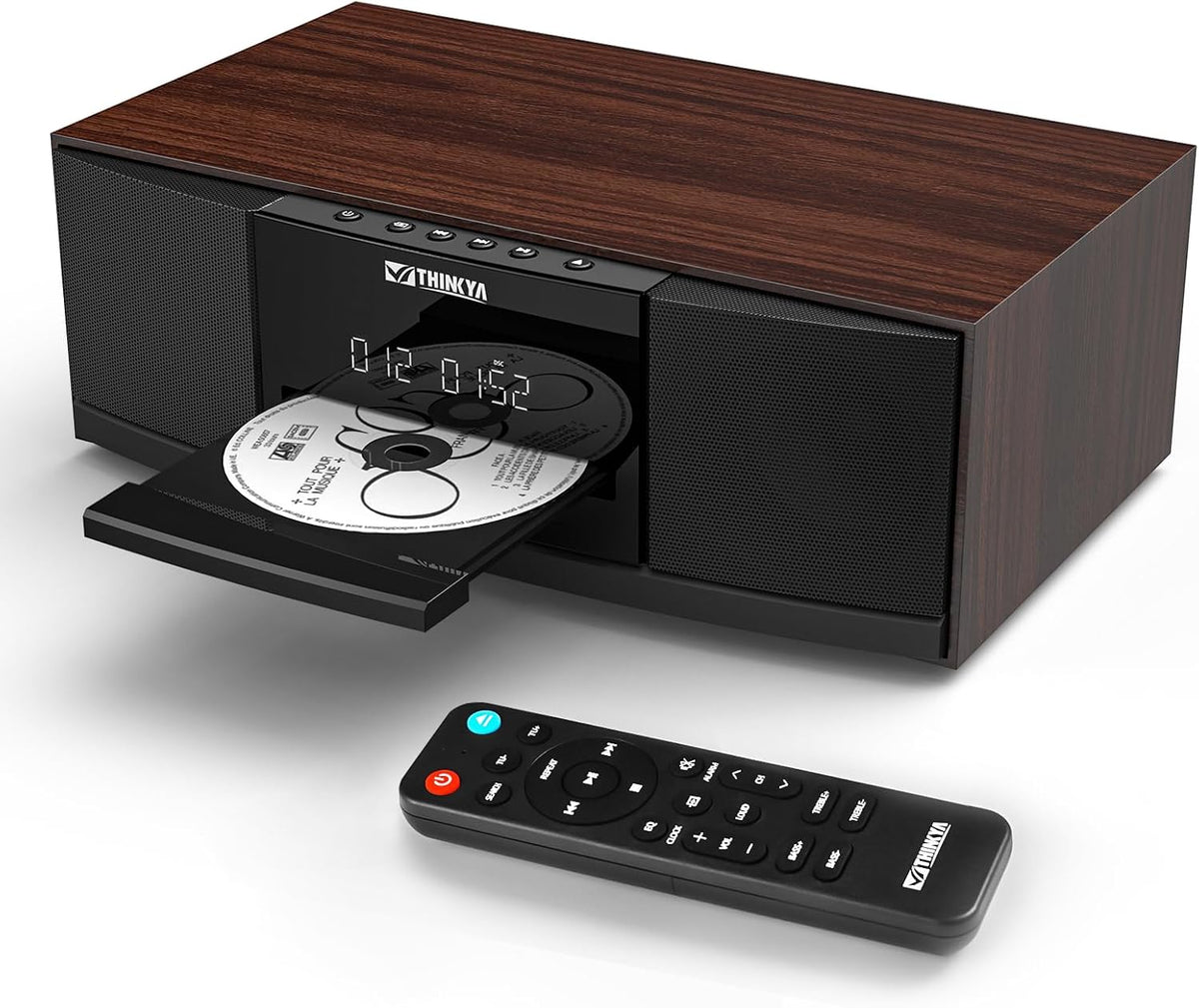 Sistema estéreo para el hogar Bluetooth con reproductor de CD