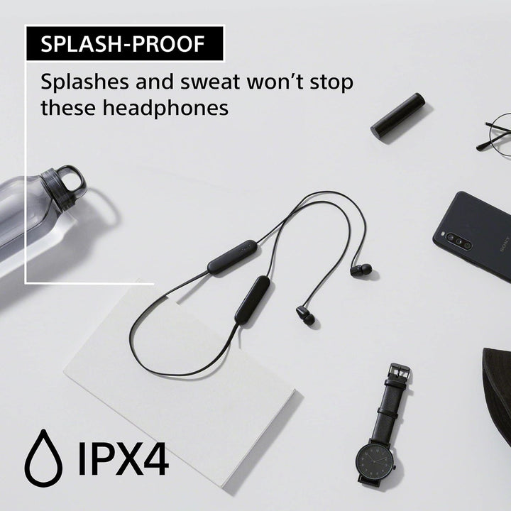 Sony WI-C100 - Auriculares inalámbricos Bluetooth con micrófono int...