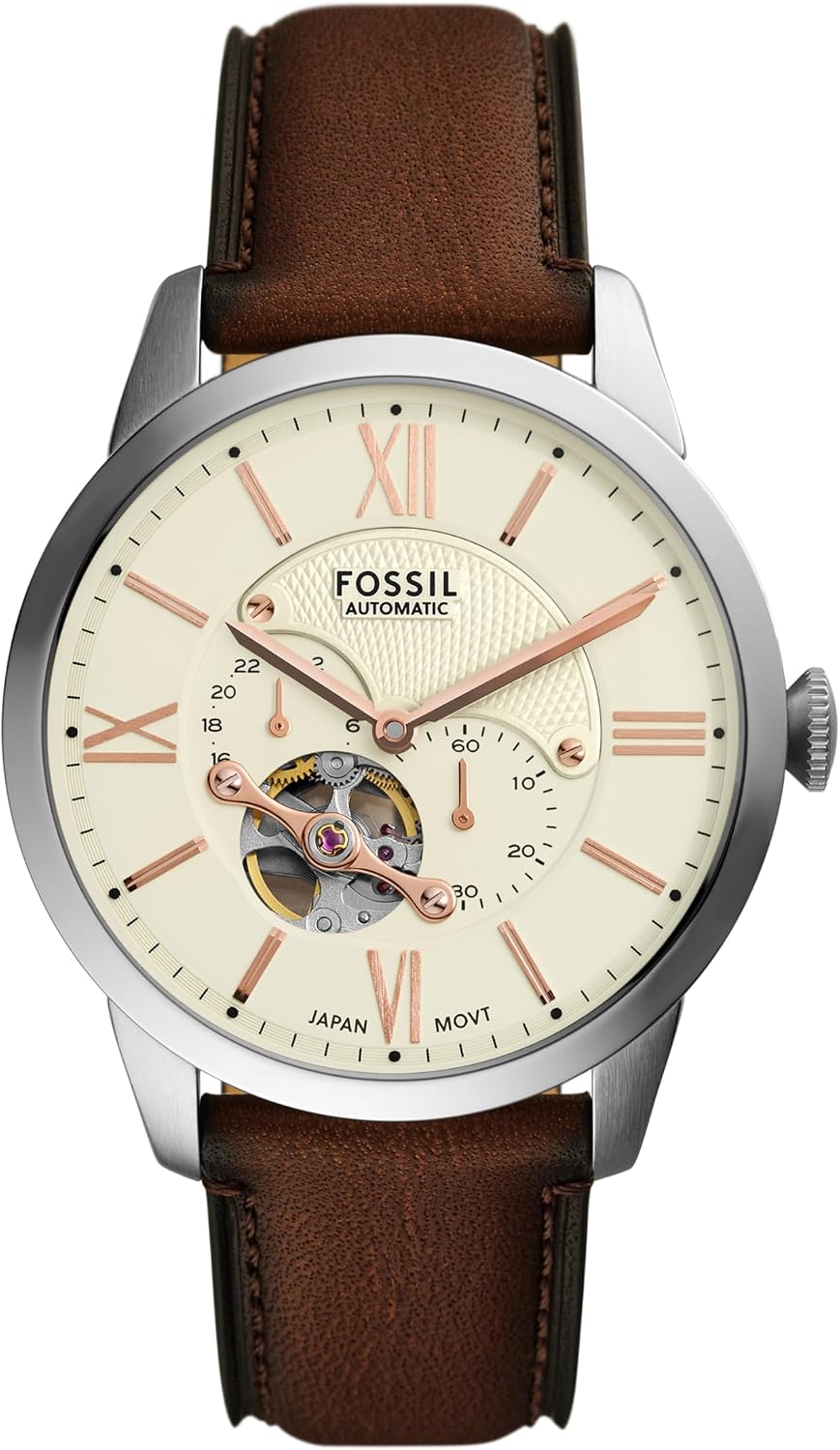Fossil Townsman - Reloj automático de acero inoxidable para hombre