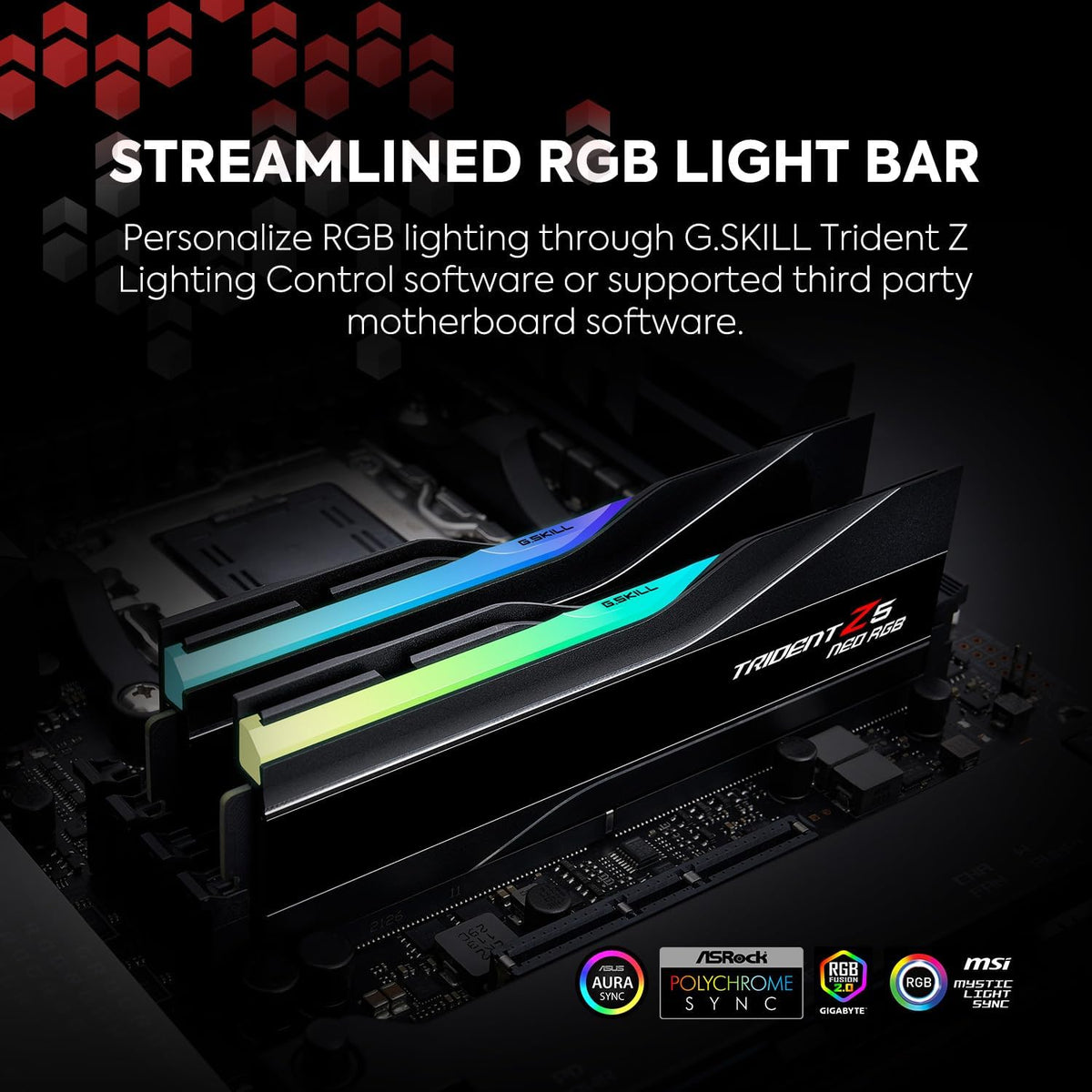 G.SKILL Trident Z5 Neo RGB Series DDR5 RAM (AMD Expo e Intel XMP 3....