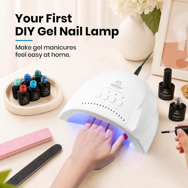 Beetles - Lámpara de uñas UV \u2013 Lámpara LED de uñas con 3 tempo...