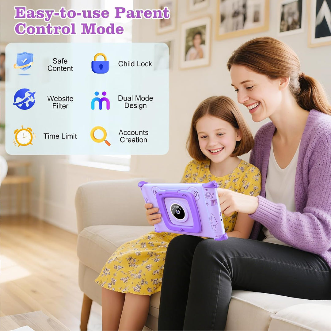 Trayoo Tableta infantil de 7 pulgadas para niños con ROM de 32 GB,...