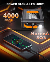 AUXBEAM Inflador de neumáticos de la serie H4, compresor de aire po...
