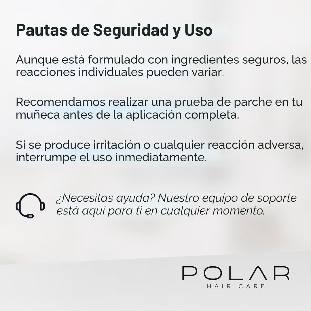 POLAR HAIR CARE Polar Haircare - Champú de tinte para cabello gris...