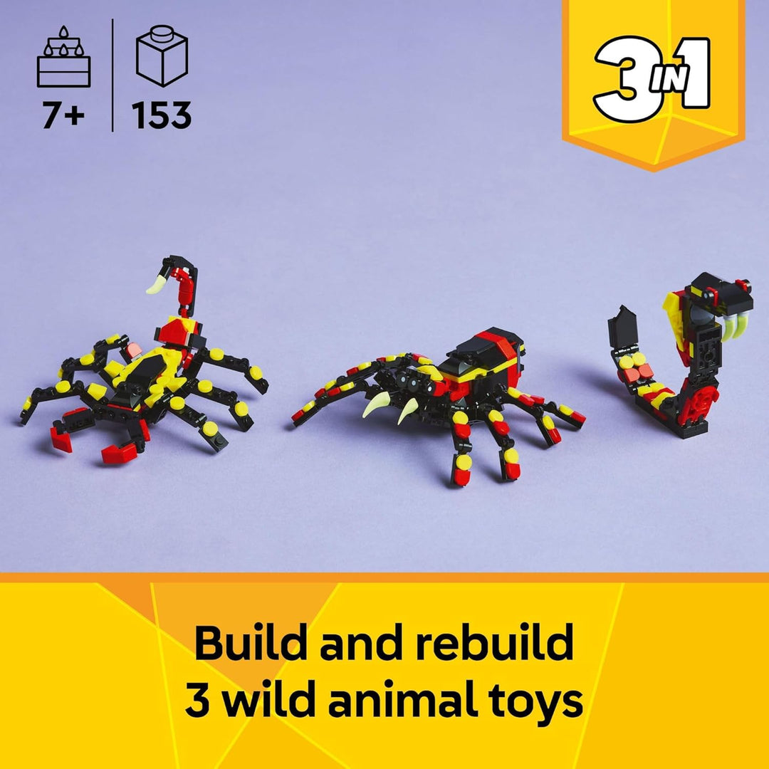 LEGO Creator 31159 - Juguete de araña sorprendente de