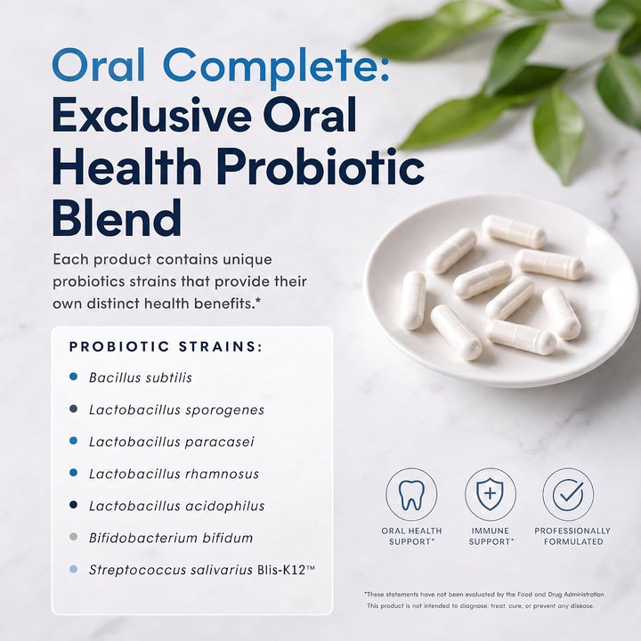 Oral Complete - Probióticos dentales 11 en 1, tratamiento contra el...