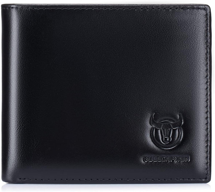 BULLCAPTAIN Carteras RFID para hombres, billetera delgada plegable...