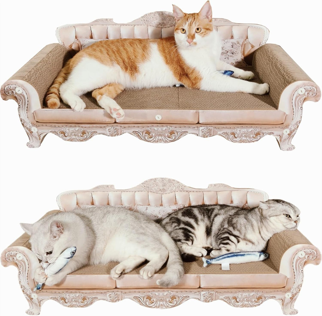 Sofá rascador para gatos extra grande de 31.5 pulgadas